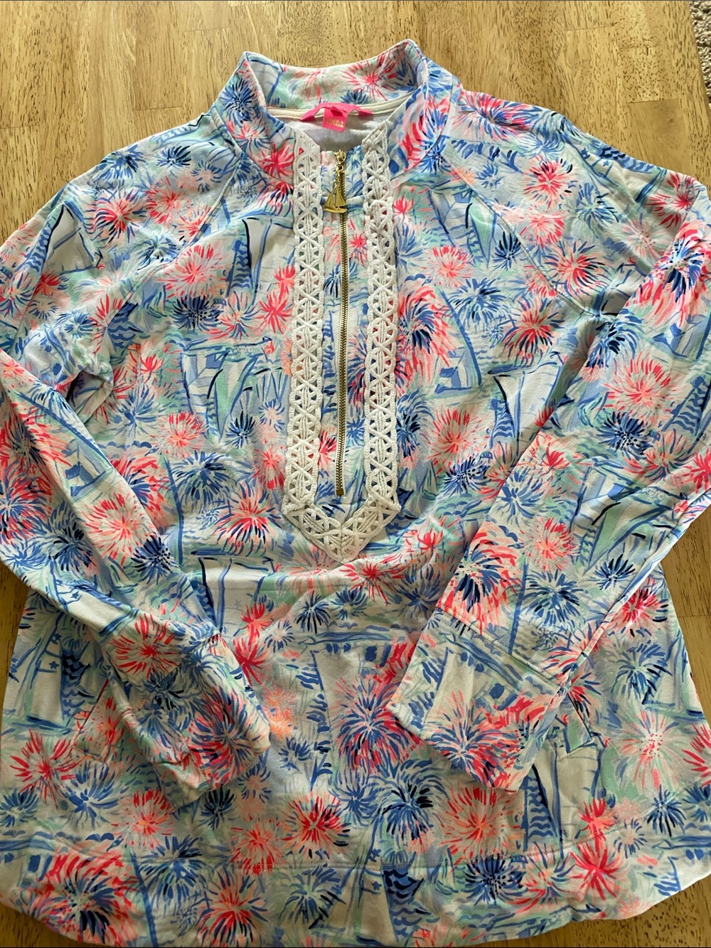 Lilly Pulitzer Janie Popover in Sea to Shining Sea